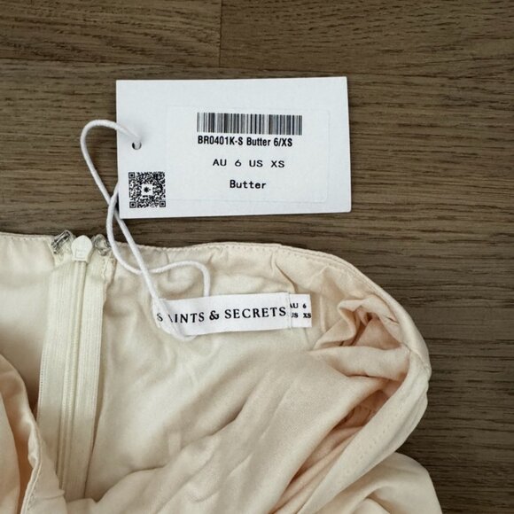 Saints and Secrets Matching Set (Maxi Skirt and Tube Top) - Butter Yellow - Picture 12 of 13